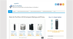 Desktop Screenshot of bestsellingairpurifiers.com