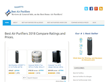 Tablet Screenshot of bestsellingairpurifiers.com